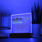 You Are My Idol Square Acrylic Plaque