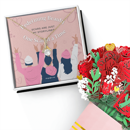 Celebrate your strength and resilience with this meaningful necklace designed for double mastectomy survivors. This elegant piece honors your journey and the beauty that comes from overcoming life's greatest challenges.