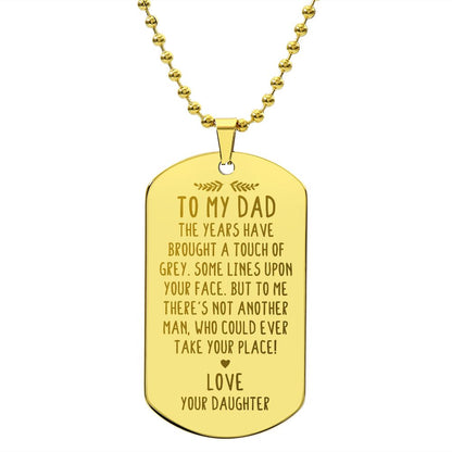 Surprise your loved one by giving them this unique and eye catching Engraved Dog Tag Necklace! It's a classic, yet stylish statement piece that is sure to spark conversation. 