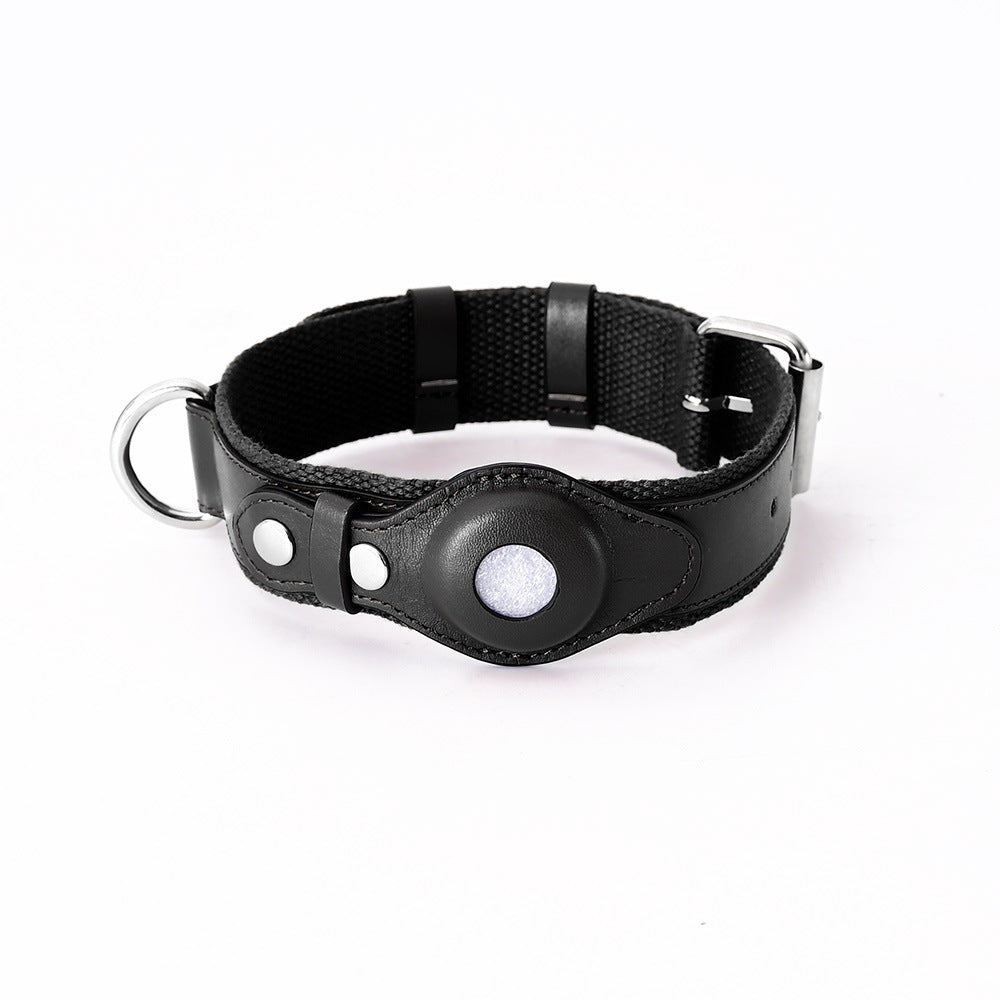 Protective Leather Airtag Cover Pet Collar. Keep your furry pal safe and secure with this luxurious cover that'll make them look paw-sitively good. 