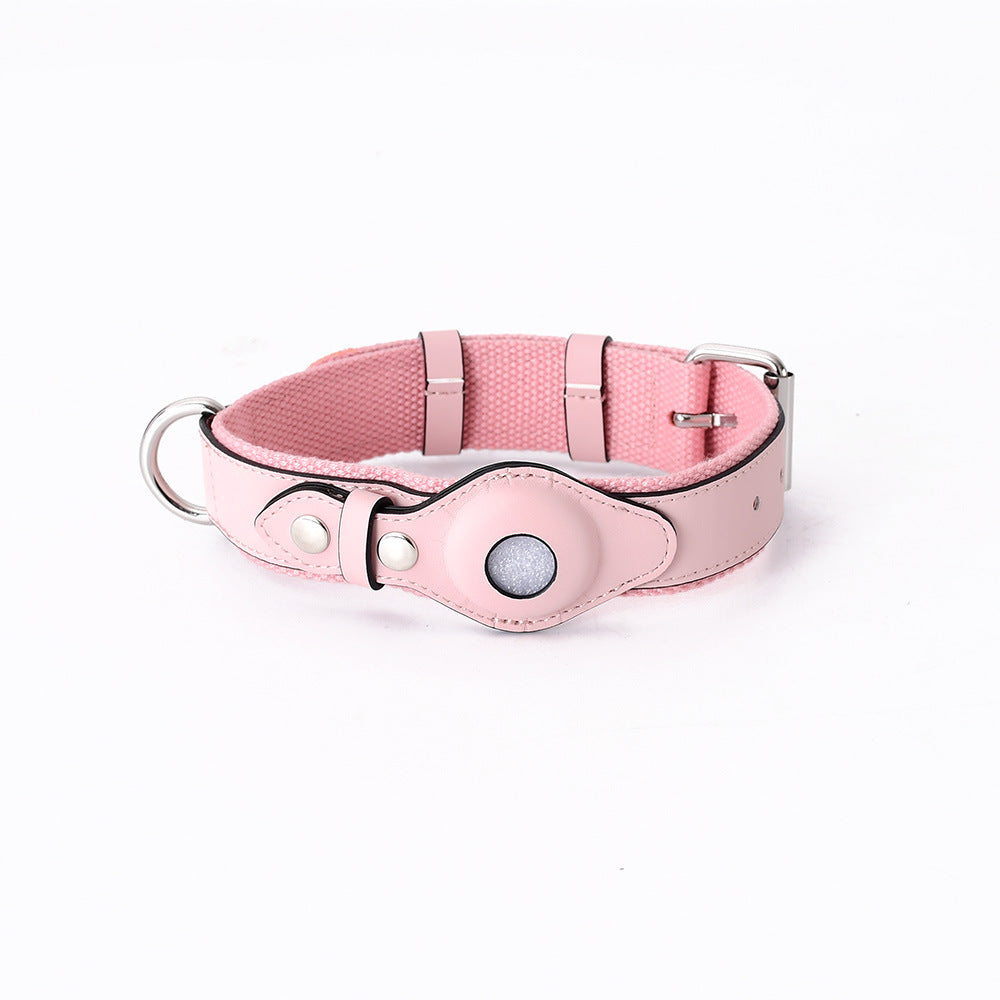 Protective Leather Airtag Cover Pet Collar. Keep your furry pal safe and secure with this luxurious cover that'll make them look paw-sitively good. 