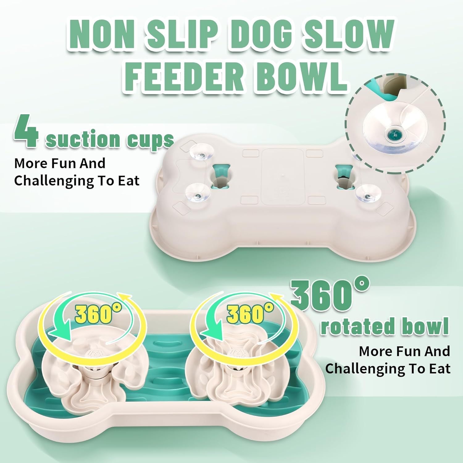 This bowl is designed to help reduce the risk of choking for large dogs by slowing down their eating pace. The unique grooved design promotes healthier digestion and a feeling of fullness, while also preventing bloating and overeating.