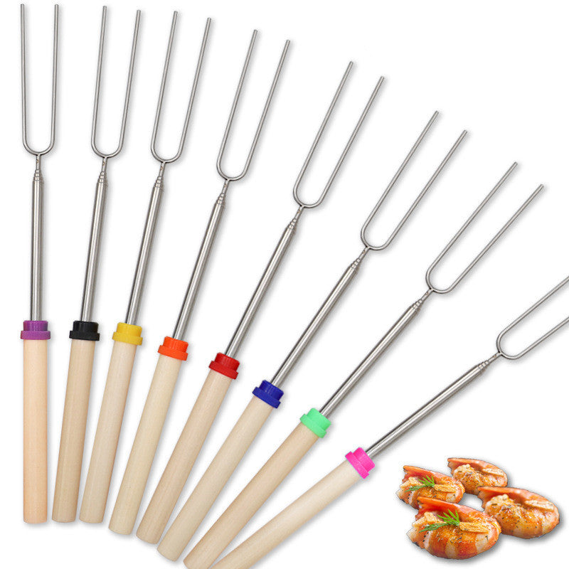 Stainless Steel Telescopic Barbecue Fork
