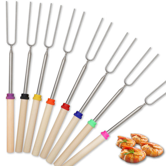Stainless Steel Telescopic Barbecue Fork
