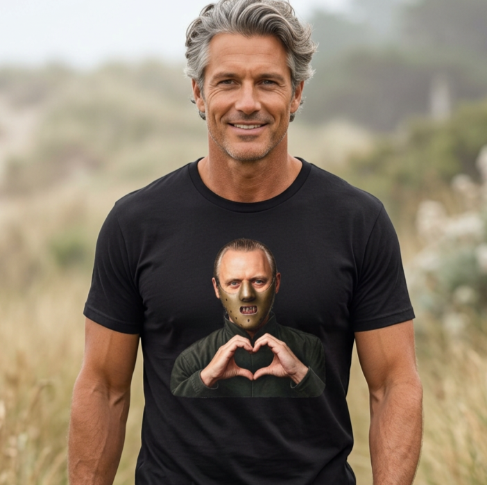 Hannibal-Inspired Horror Heart Comfortable Cotton T-Shirt