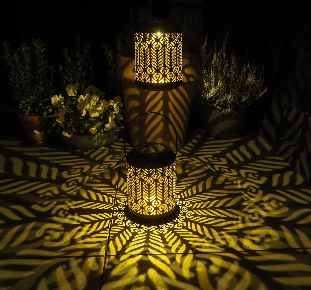 Illuminate your outdoor spaces with the Iron Circular Solar Lamp, combining durable iron craftsmanship with eco-friendly solar power. This stylish lamp charges by day and casts a warm, inviting glow by night, enhancing your garden, patio, or walkway without increasing your energy bill.