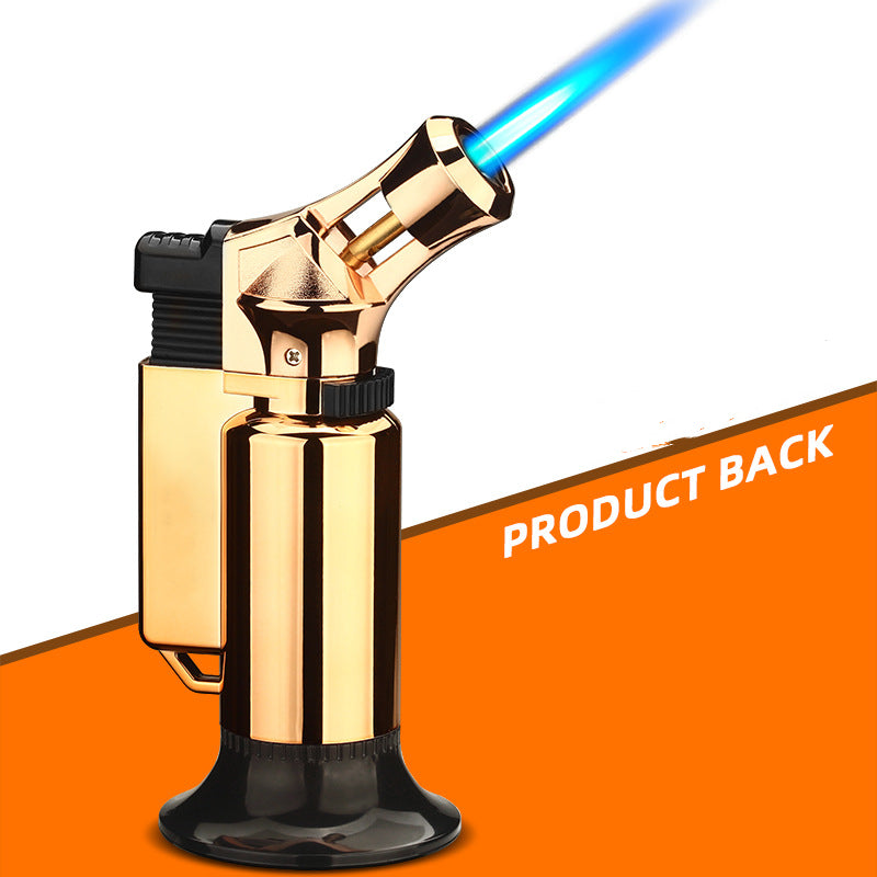 Discover the power of heat with this Powerful Metal Butane Lighter. This sleek lighter is made of durable metal, making it perfect for lighting up any situation with ease and convenience. Let the possibilities ignite with just the press of a button!