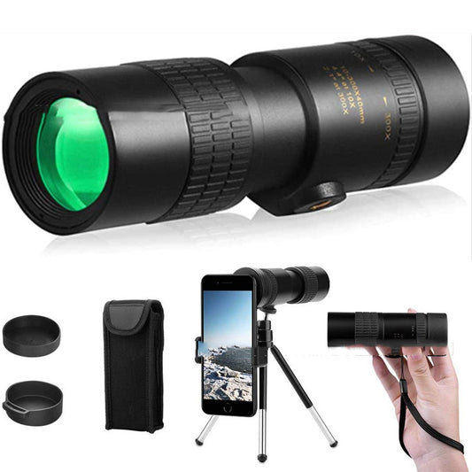 Experience the world in stunning detail with our High-powered High-definition Magnification Monocular! Get crystal clear views of distant objects and bring them closer to you, perfect for outdoor activities and wildlife observation. With our monocular, you'll never miss a moment of wonder.