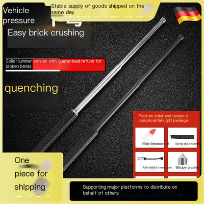 Tactical Expandable Self-Defense Baton for Students
