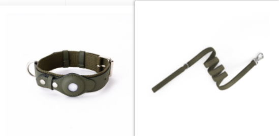 Protective Leather Airtag Cover Pet Collar. Keep your furry pal safe and secure with this luxurious cover that'll make them look paw-sitively good. 
