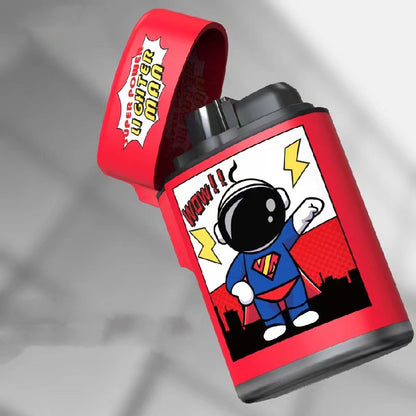 This Flip Cap Blue Flame Cute Cartoon Lighter is the perfect accessory for any occasion. Featuring a flip cap and a blue flame, this lighter ensures a clean and precise light every time. With a stylish cartoon design, this lighter can bring a touch of personality to every occasion.