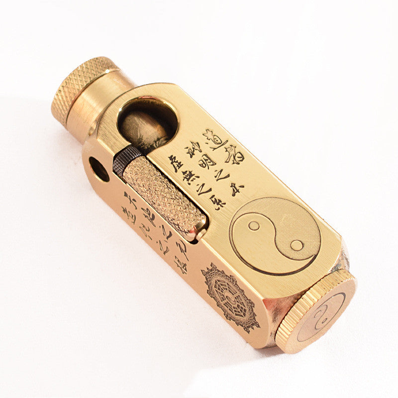 This Heavy Duty Brass Laser Engraved Lighter is perfect for starting a fire in emergency situations. It is the perfect combination of durability and convenience with its brass frame and laser-etched design.