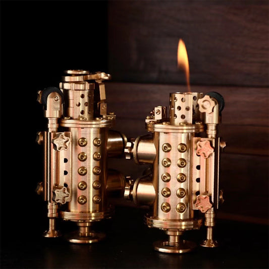 This Handmade Copper Punk Kerosene Lighter is an ideal choice for those who appreciate the art of lighter craftsmanship. Crafted from 100% copper, this lighter boasts a solid construction and is designed to provide optimal performance. 