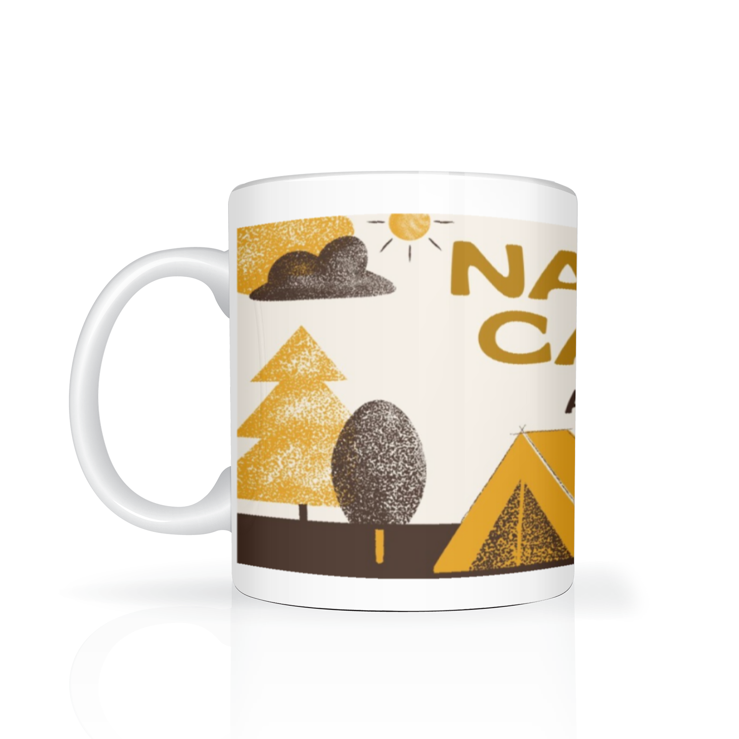 Unleash your adventurous spirit with the Nature's Calling And I Must Go Camping Mug! Perfect for any outdoor enthusiast, this mug boldly declares your love for the great outdoors. With a sturdy design and eye-catching slogan, this mug is both functional and fun. Get yours today!