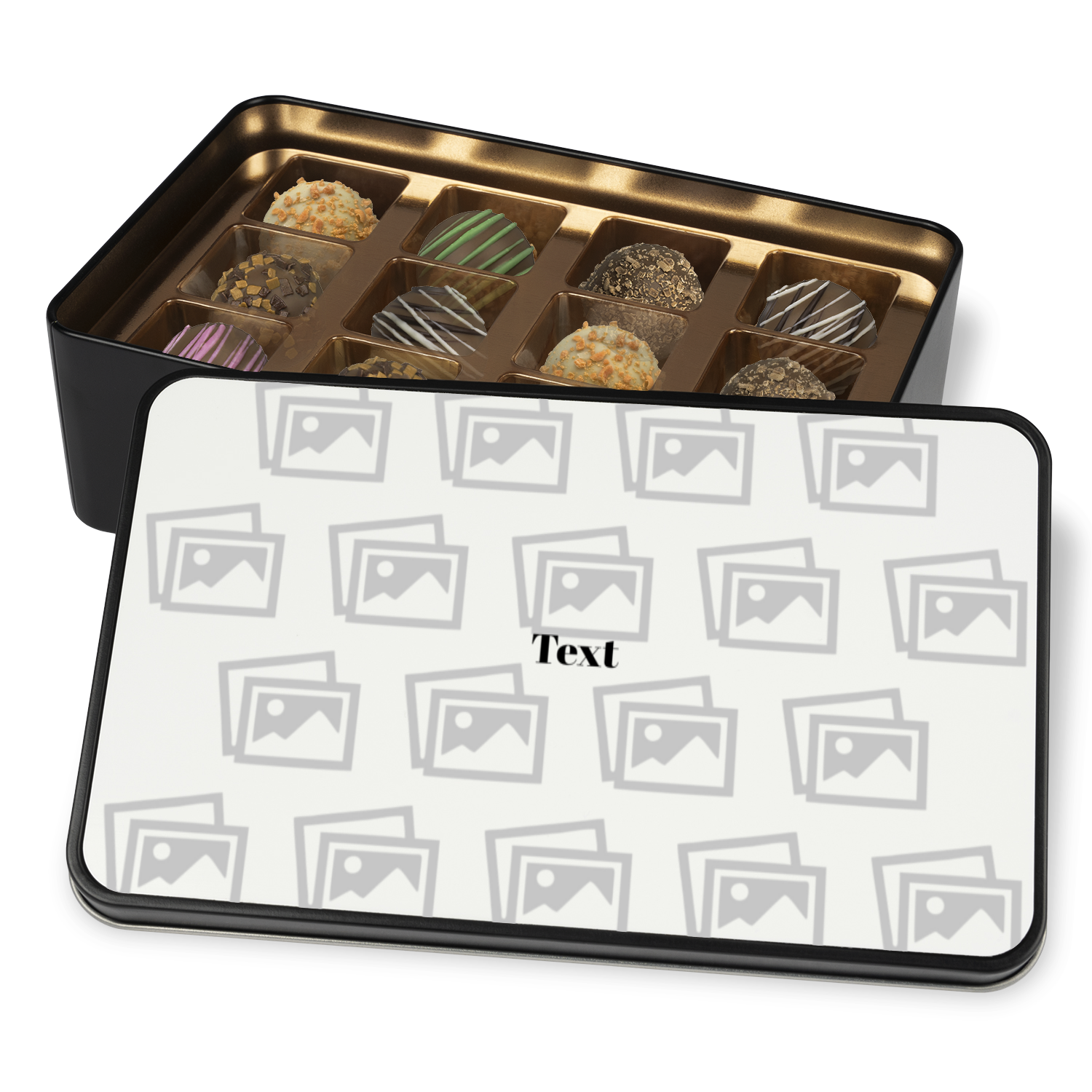 All our chocolates come with a fantastic, personalized message tin, guaranteed to bring a feeling of warmth and comfort to the recipient and, when the chocolates are finished, they can keep the tin as a memento and reminder of your love and best wishes.