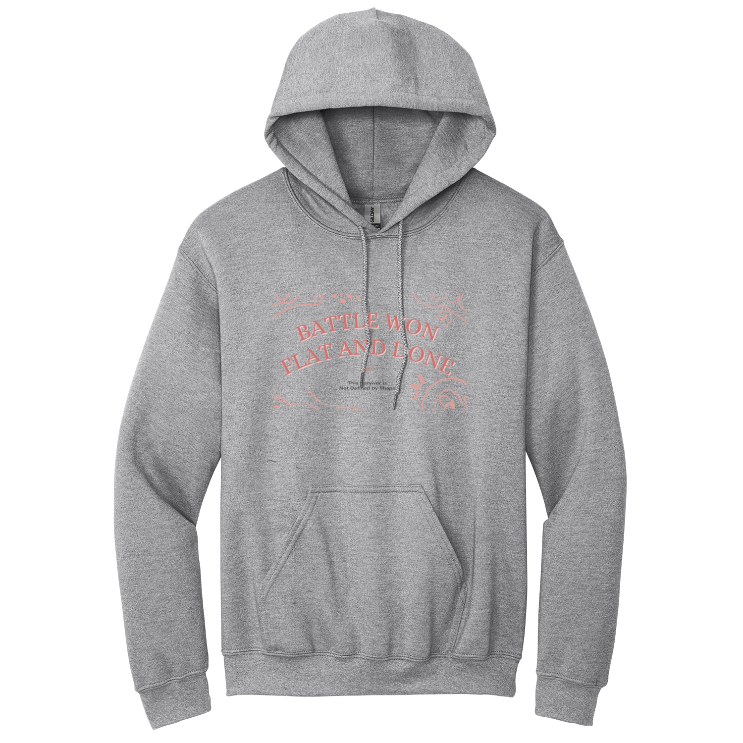 Introducing the Gildan 18500 Hoodie, the ultimate blend of style and comfort. Crafted with a soft and cozy fabric, this hoodie offers warmth and durability. It's double-lined hood and spacious front pocket provide added functionality.