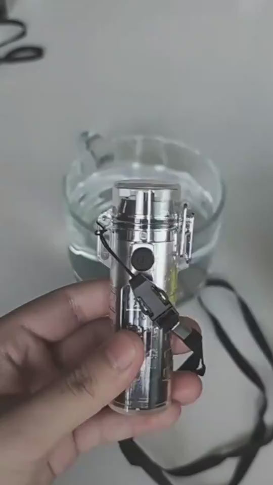 1Be prepared with this attractive and reliable Dual Arc USB Charging Lighter. This waterproof lighter is easily rechargeable via USB and is perfect for any bug out bag, emergency supplies, or camping and hiking trips.