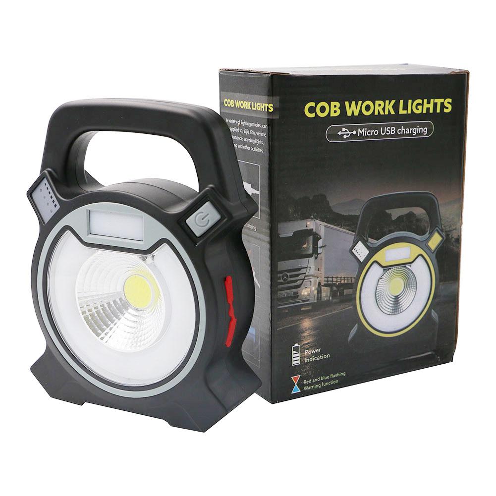 This 30W LED USB Rechargeable Portable Spotlight is the necessary work light in your toolbox. You can call it a work light, but it is not just a work light. It can help you in your dark place to do your task. You can use it camping, car repair, travel, home use, power outages and emergency situations.