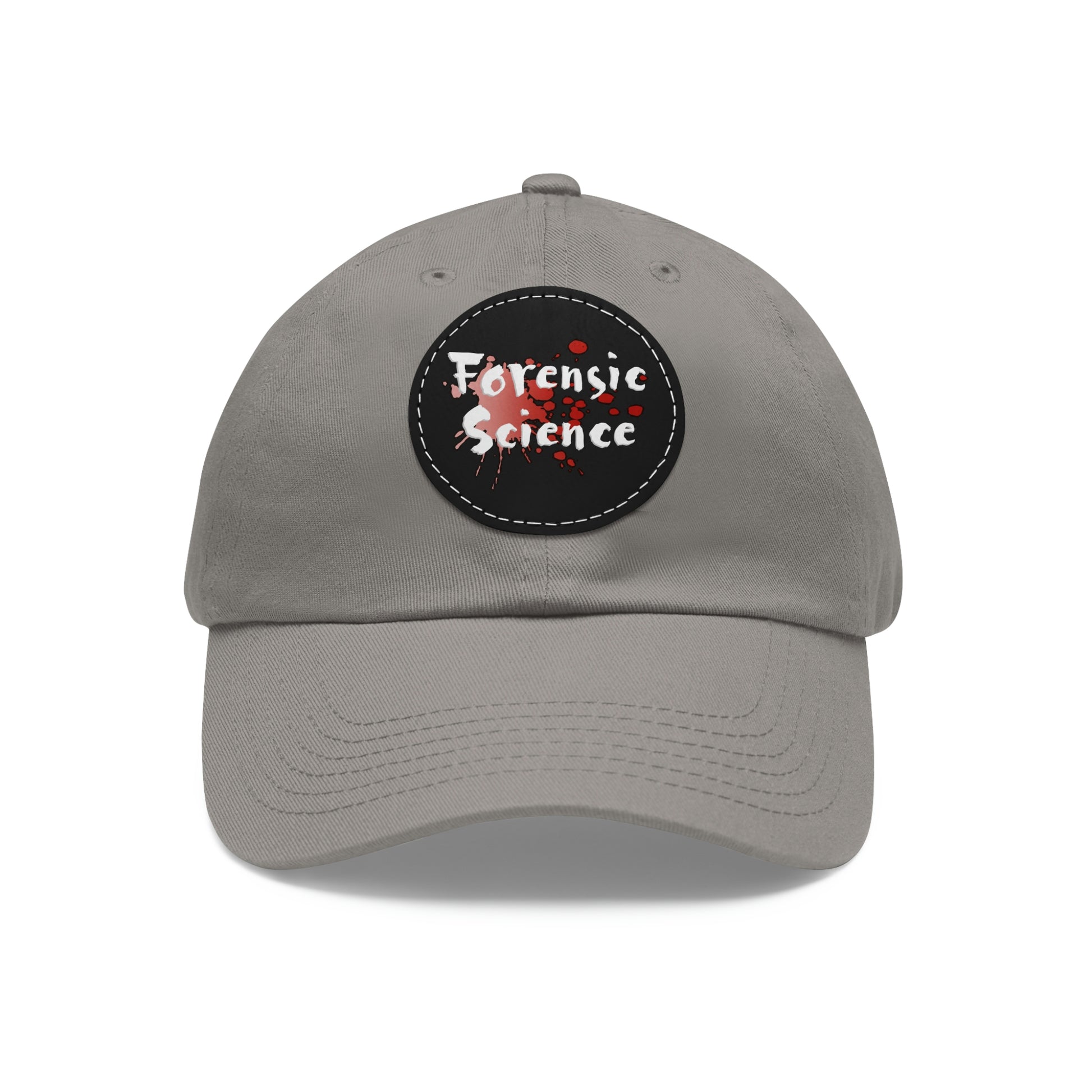 This forensic science hat is adjustable and has a leather patch which are made from 100% bio-washed chino twill. It's a very comfortable yet sturdy material that will last for ages.