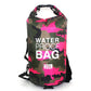 This 20L outdoor camouflage dry bag is perfect for your rafting trip, boating, camping or where ever you might go that you'll need to keep your clothes and supplies dry. They are great to put your fire starting gear in your emergency kits. This dry bag can likely save someone's life. 