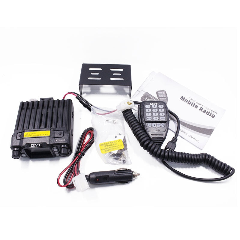 Remote Stun, Remote Activate, Remote Kill. With size just 3.8 * 1.7 * 5 inch, convenient to carry and won't occupy a larger space when placed in your car or truck.    QUAD BAND ANTENNA: Say goodbye to awful using experience like signal dropping or excessive distortion! With the 50W powerful high gain quad band antenna we specially design for QYT KT-7900D, you will receive stable signals at any frequency and keep a high quality communication. Pls do not use dual band antenna