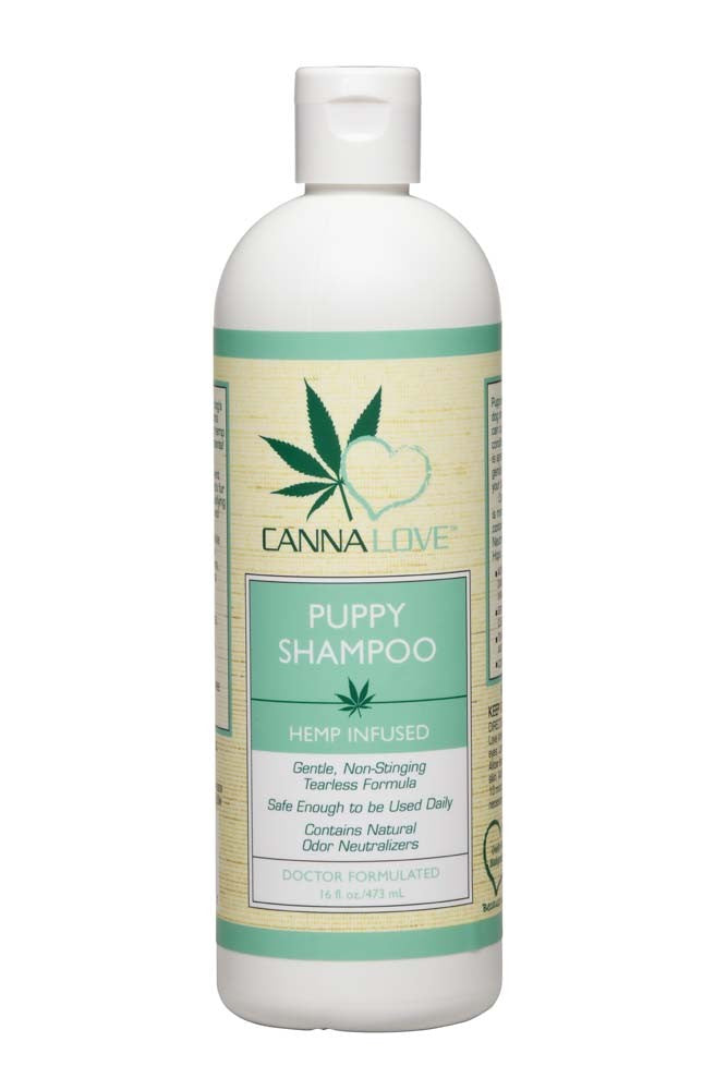 Revitalize and restore your pup's coat with CannaLove Puppy Hemp Infused Dog Shampoo 16oz! This hemp-infused shampoo is specifically formulated to keep your pup's coat looking and feeling their best.