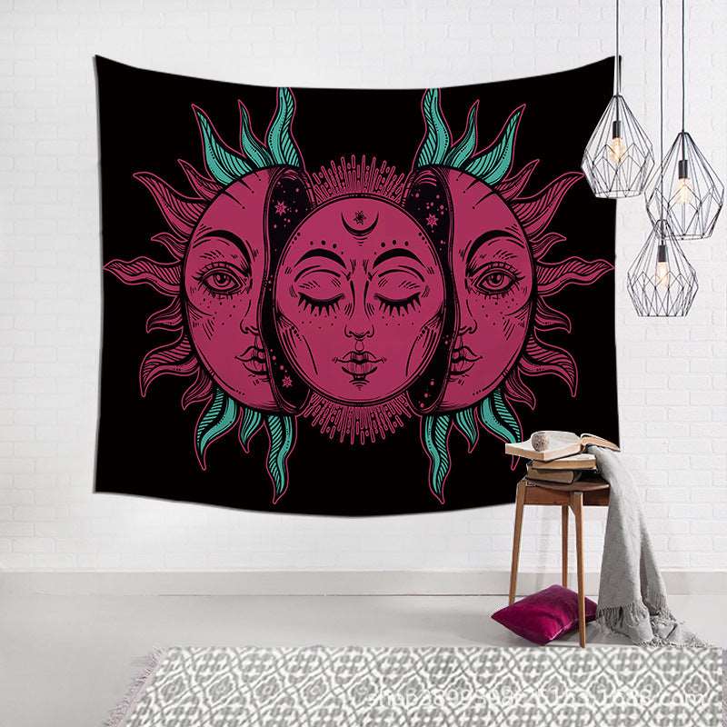 Indoor use as tapestry, wall-hanging, bedspread, wall art, ceiling decoration, bed cover, room divider, curtain, table cloth, college dorm decoration or privacy protection, sofa cover, black and white make your home look very simple and full of mystery. Outdoor like picnic blanket, beach blanket, beach towel. Also a great gift idea for older relatives and friends.