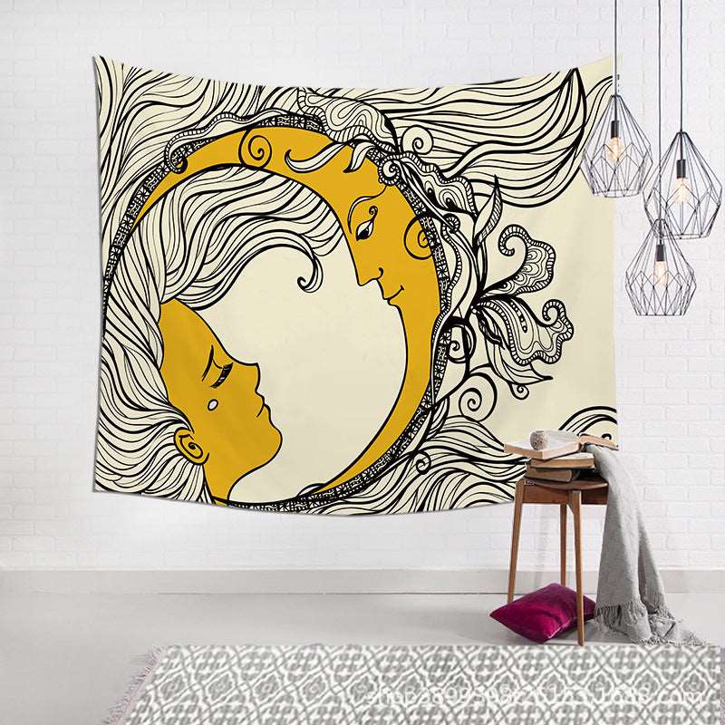 Indoor use as tapestry, wall-hanging, bedspread, wall art, ceiling decoration, bed cover, room divider, curtain, table cloth, college dorm decoration or privacy protection, sofa cover, black and white make your home look very simple and full of mystery. Outdoor like picnic blanket, beach blanket, beach towel. Also a great gift idea for older relatives and friends.