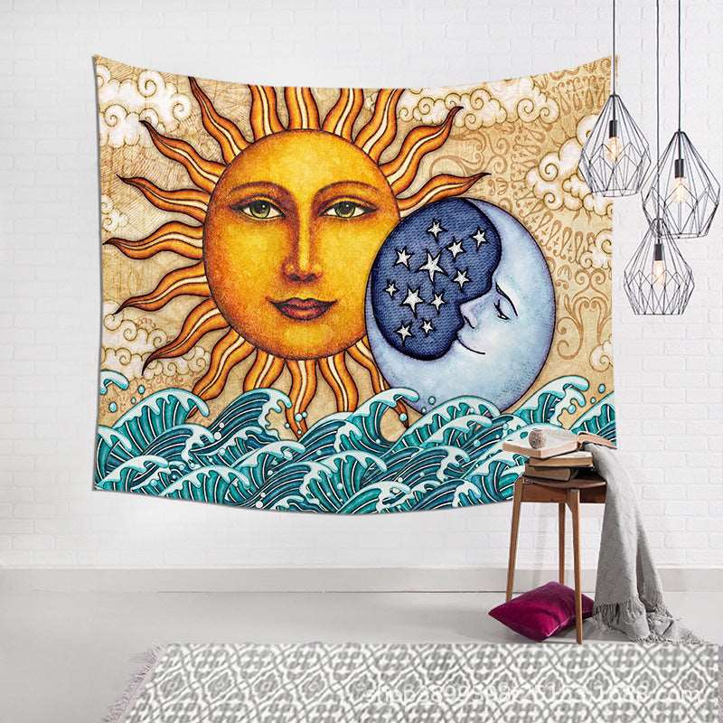 Indoor use as tapestry, wall-hanging, bedspread, wall art, ceiling decoration, bed cover, room divider, curtain, table cloth, college dorm decoration or privacy protection, sofa cover, black and white make your home look very simple and full of mystery. Outdoor like picnic blanket, beach blanket, beach towel. Also a great gift idea for older relatives and friends.