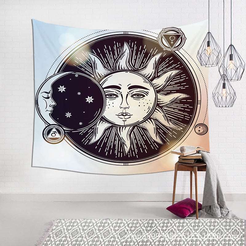 Indoor use as tapestry, wall-hanging, bedspread, wall art, ceiling decoration, bed cover, room divider, curtain, table cloth, college dorm decoration or privacy protection, sofa cover, black and white make your home look very simple and full of mystery. Outdoor like picnic blanket, beach blanket, beach towel. Also a great gift idea for older relatives and friends.