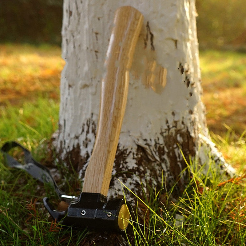 Forget your average hammer! This Tent Hammer with anti-slip rope and wooden handle is here to make your camping experience extra convenient. Stop struggling and save time with this useful tool—it's your ticket to hammerspace! (Or rather, tentspace?)
