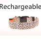 LED Safety Leopard Dog Collar