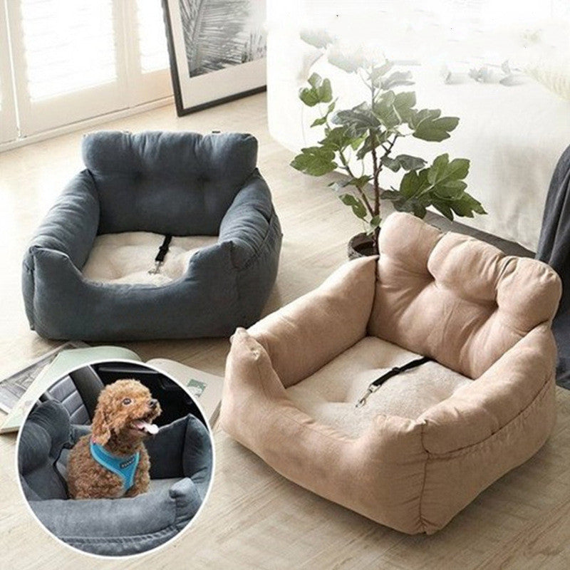 Make sure your pup is buckled-up in style with the Dog Love Seat Belt! Your furry sidekick can enjoy a long drive in luxurious comfort with this chic couch bed – keep them safe and secure without compromising on sass! 