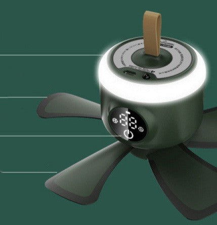 Stay cool without taking up too much room with our Small Overhead Tent Fan With Light! This fan offers big air circulation with a little footprint, and its integrated light lets you keep the party going long after the sun goes down. With this fan, you'll be chilling like a pro in no time!