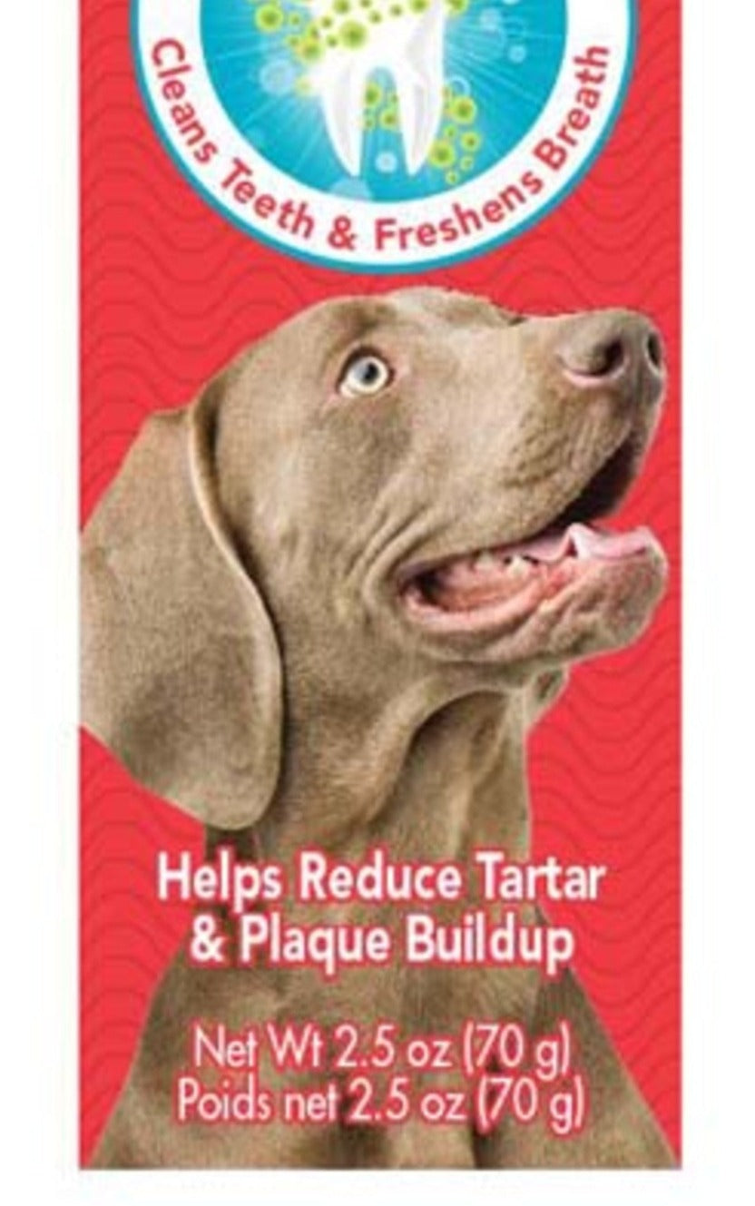 Petrodex Natural Peanut Toothpaste is formulated specifically for pets Uses all natural abrasives. Peanut flavor with chlorophyllin. Helps control plaque and fights bad breath.