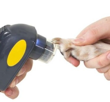 Save yourself the headache of giving your pup a traditional nail trim with the JW GripSoft Palm Nail Grinder! This nifty device provides the same nail-smoothing results with its comfortable grip, adjustable speed, and powerful rotary action. Woof, that's easy!