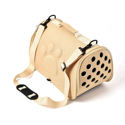 Bring your furry friend anywhere you go with this Pet Travel Backpack! It's perfect for taking your pet on walks, hikes, or even for long journeys. With its adjustable straps and breathable material, your pet will feel comfortable and safe all the way.