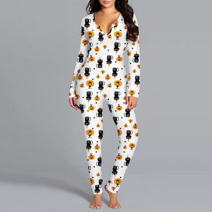 Be ready for Halloween with this stylish and chic Halloween Style Uniform Jumpsuit! Designed with intricate details, this classic jumpsuit is sure to stand out wherever you go! Whether you’re going to a costume party or just out for the night, this jumpsuit is perfect for completing the spooky look