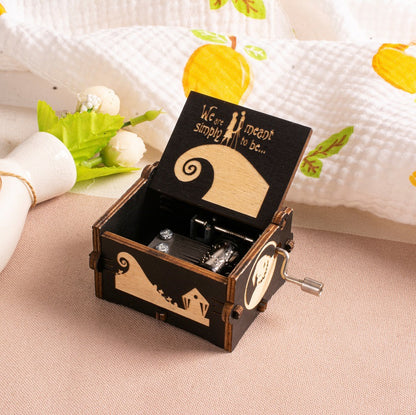 Bring spooky ambiance to any room with this festive Halloween Painted Music Box. Incorporate the joy of music and the beauty of art. Spook up any room this Halloween. Make it a magical night!