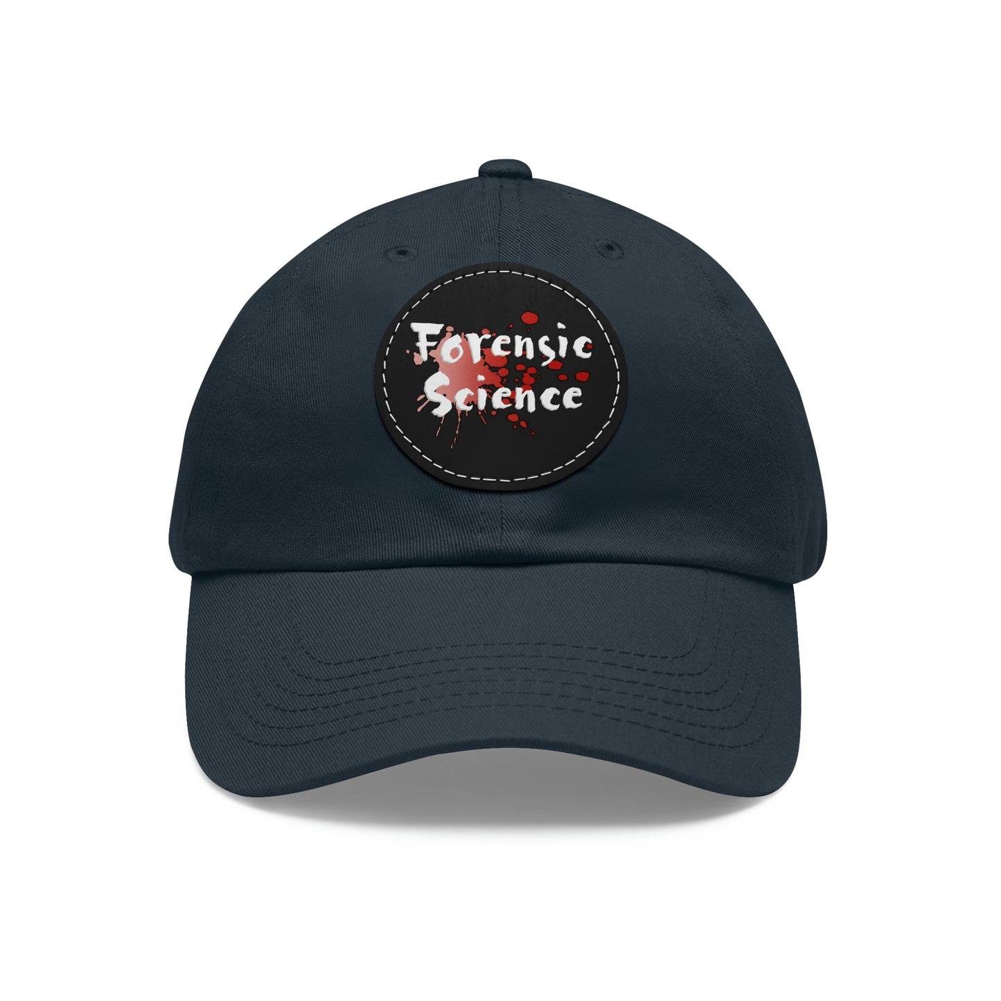 This forensic science hat is adjustable and has a leather patch which are made from 100% bio-washed chino twill. It's a very comfortable yet sturdy material that will last for ages.