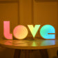 This Decorative LED Love Light Box offers a bright and energy-efficient lighting effect that will illuminate any room. Its light emits a pleasant warm white hue that adds a soft ambiance to your décor. Its plug-and-play design requires no assembly and is powered by a low-voltage power adapter, which makes it safe and hassle-free. This dependable light source will bring an inviting atmosphere to any space.