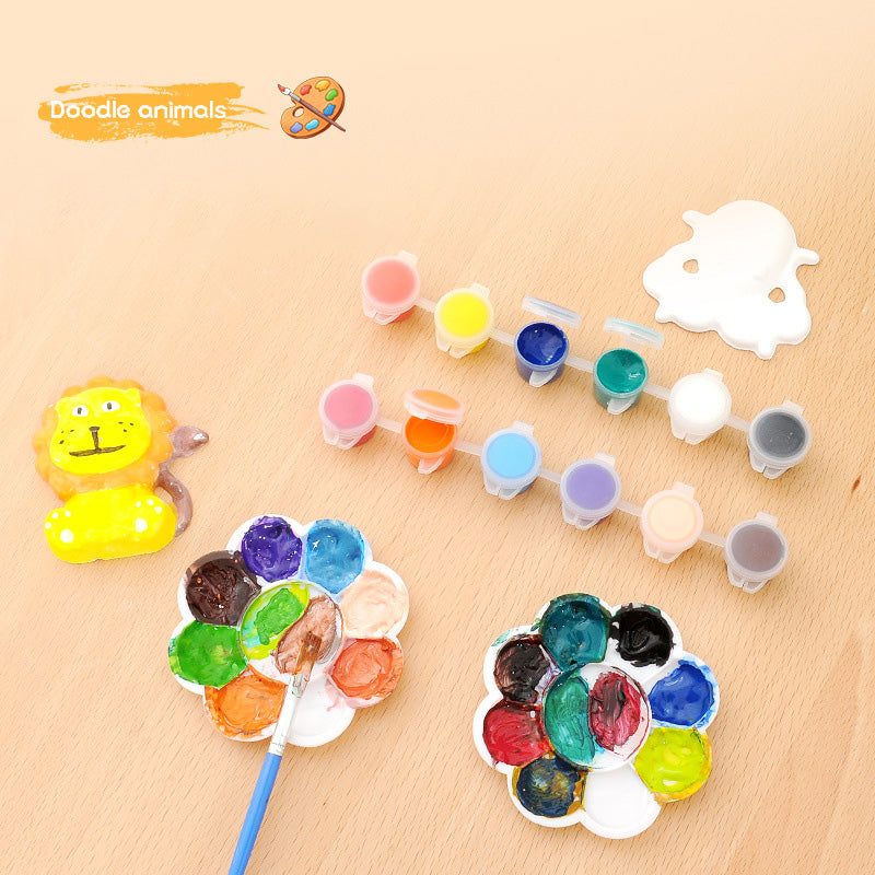 These do it yourself plaster pieces are cute and fun to create and then paint and use in your home. All the pieces, parts and tools are included to have a fun family night creating cute creatures or animals and then putting your unique designs and style on with paint. What a fun project and helps kids with ability training. 