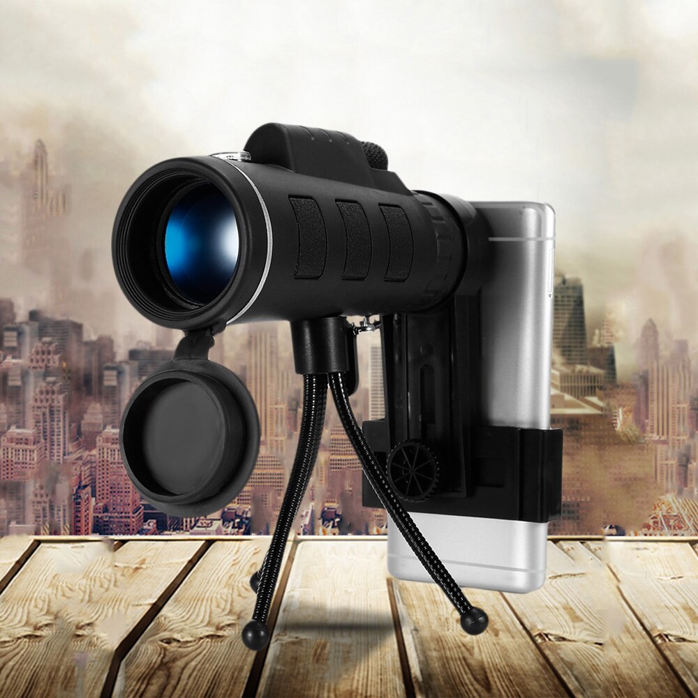 ﻿This 40X60 Telescope Zoom Scope with Compass Tripod Phone Clip is perfect for all of your outdoor adventures. Capturing those amazing photos and videos that you desire to share with your friends and family.  Makes great professional looking photos and videos for your online business, social medial sharing and putting on YouTube. 