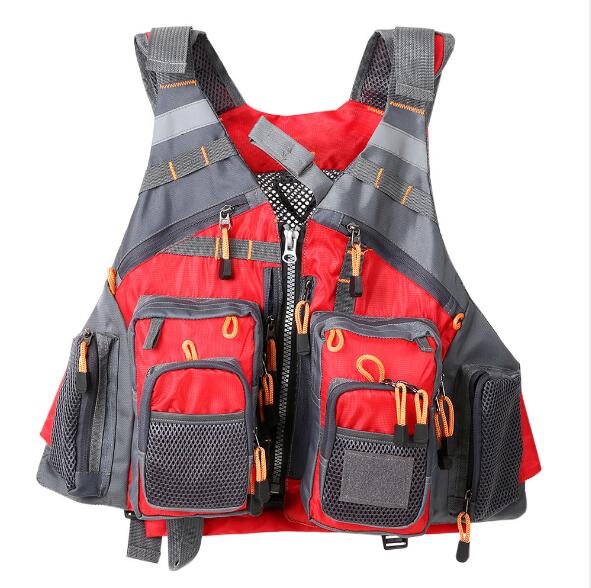 This Perfectly Crafted breathable sports life utility jacket includes a premium ripstop polyester shell and replaceable EPE foam inside for superior buoyancy. This excellent sports jacket includes Four generous chest pocket, four zipped front pockets, two side mesh pocket, and one generous back pocket in total.