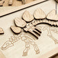 Anyone interested in dinosaurs or Archaeology would love to have this very cool fossil dig kit. Made of birch plywood with laser accurate line cuts. Comes with a nice selection of quality of cassia seeds that make it easy to dig and find those dinosaur bones, makes it clean with no dust or dirty hands or clothes. 