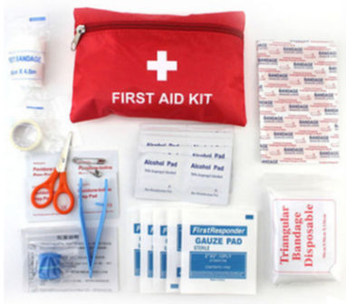 This Small Travel Sized Outdoor First Aid Kit is a must-have sidekick for your next adventure! Keep it tucked away in your bag, and you'll be ready for anything life (or nature) throws at you. With a variety of medical supplies, this kit has got you covered for all the bumps, cuts, and scrapes life brings. Don't let your next outdoor excursion get derailed by an injury—this small but mighty kit has you covered!