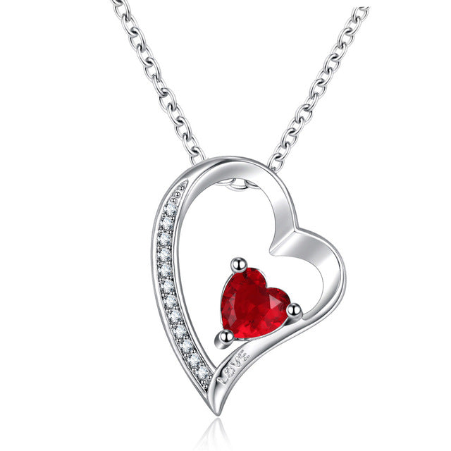 Looking for a romantic gift to please your loved one? These Romantic Love Rose Zircon Necklaces are perfect for any reason or any season. With so many styles to choose from you're sure to find the perfect heart necklace for your loves unique style. 