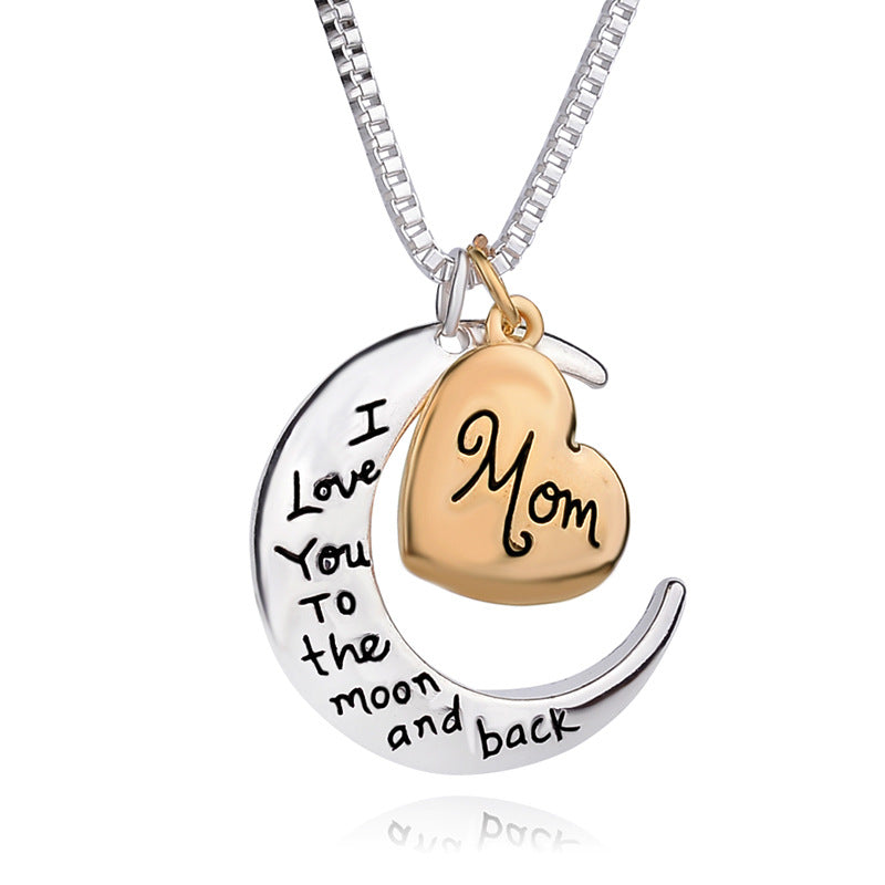 This exquisite sterling silver necklace is a thoughtful gift for the special mother in your life. Crafted with intricate detail, the To The Moon & Back, Heart Mother's Day Necklace is a timeless symbol of your cherished relationship. A perfect way to express your admiration and love.