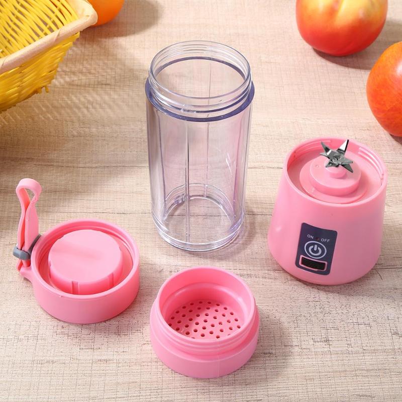This mini portable USB Electric 380ML handheld juicer is perfect for the person on the move. A must for the healthy traveler, for your office or dorm room and makes a fun healthy drink on the road, at school or at work.  Made with high quality materials and is powerful. 
