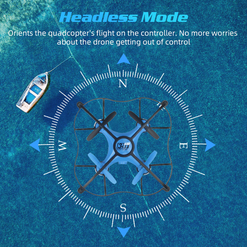 Remote Control Car Mode: Glide effortlessly across multiple surfaces including carpet, concrete, asphalt, packed earth and more. Hovercraft Mode: Turn on this mode when it is in shallow water with no waves. Drone Mode: Make any indoor space your playground. Flying is easy - even for beginners. Safe Angle mode provides self-leveling and limited pitch and bank angles to keep the craft stable and level when you let off the sticks.
